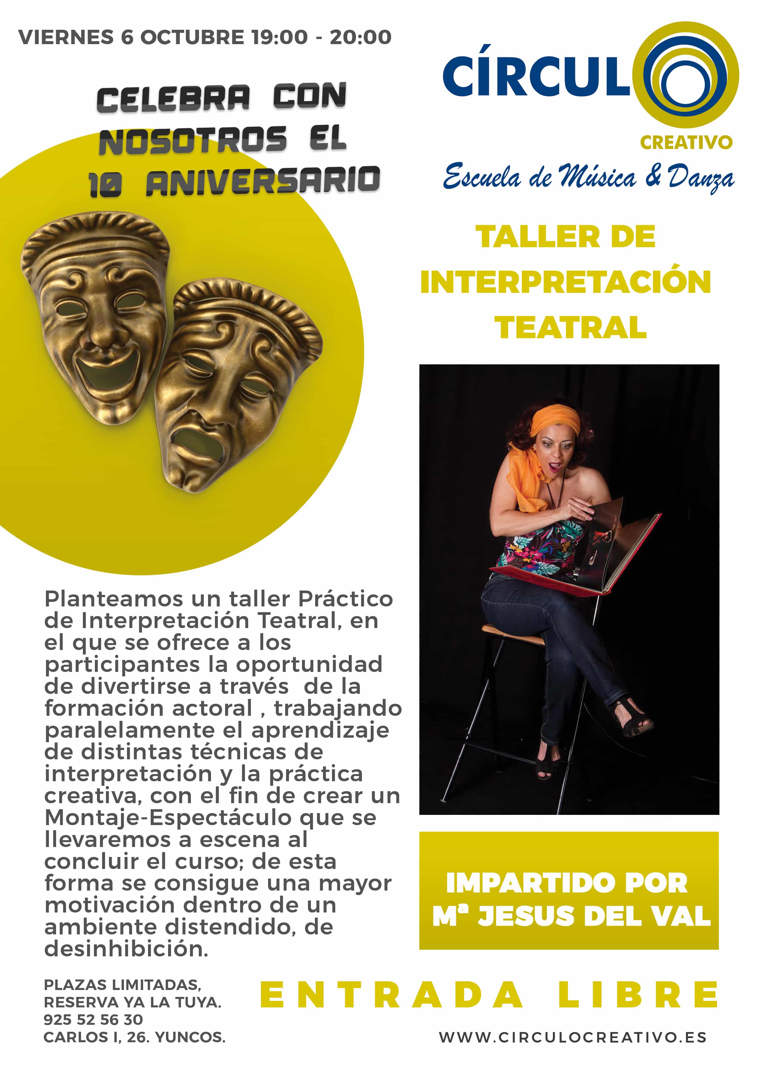 Taller de teatro para Adultos
